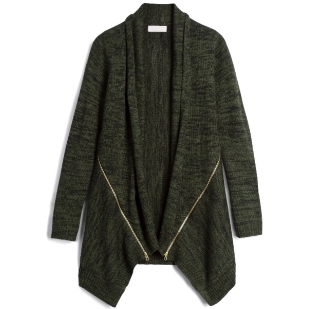 Emily Rose Zipper Cardigan